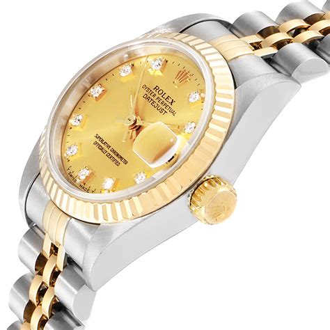 rolex datejust 26 yellow gold